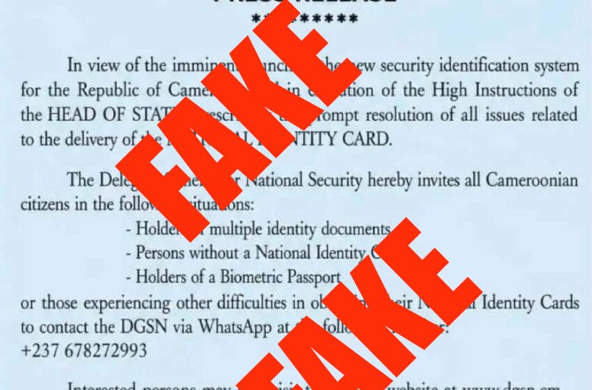  FACT-CHECK: Viral DGSN Communiqué on New Identity Card System Is Fake